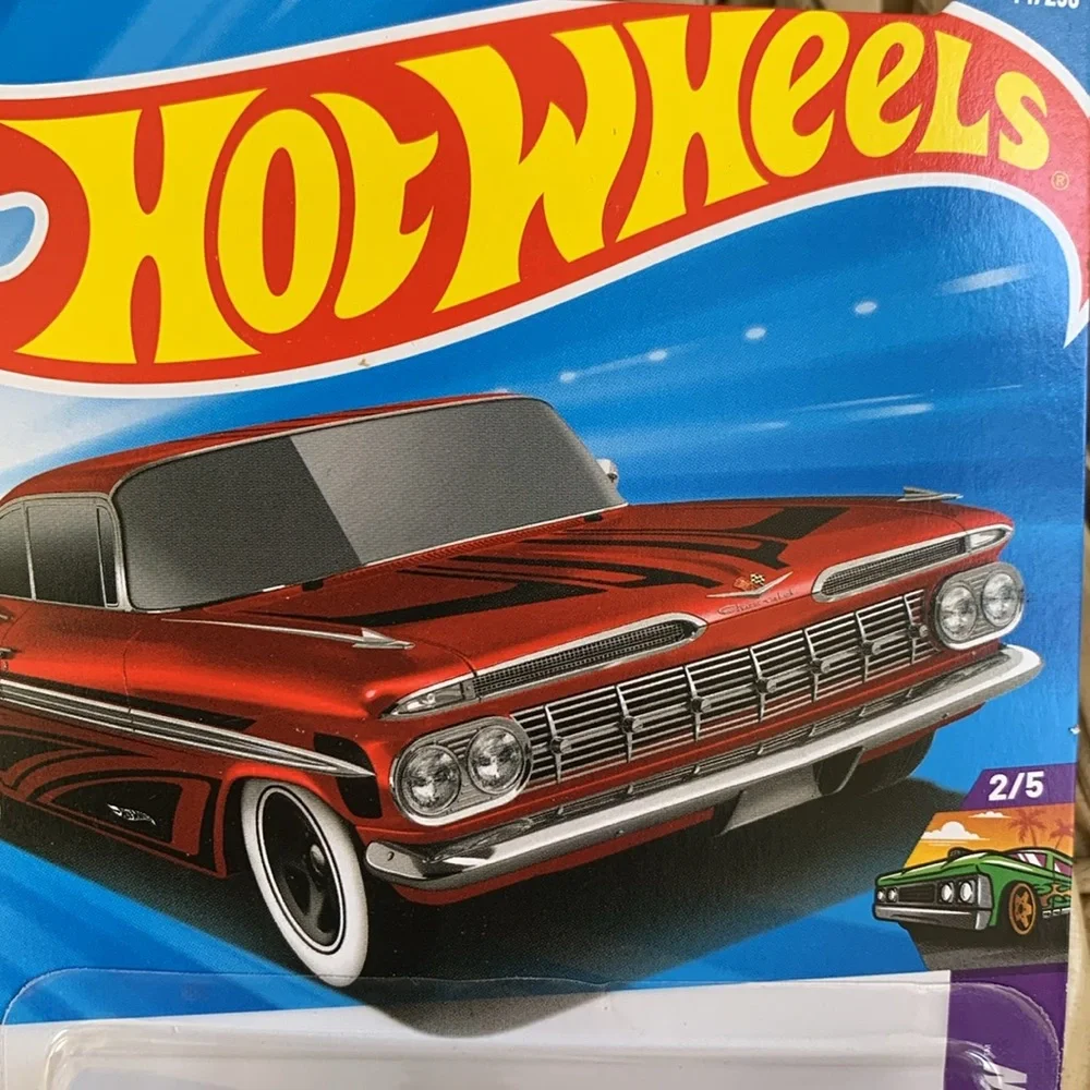 59 Chevy Impala Hot Wheels Red Car 1959 Chevrolet Hotwheels New 2026